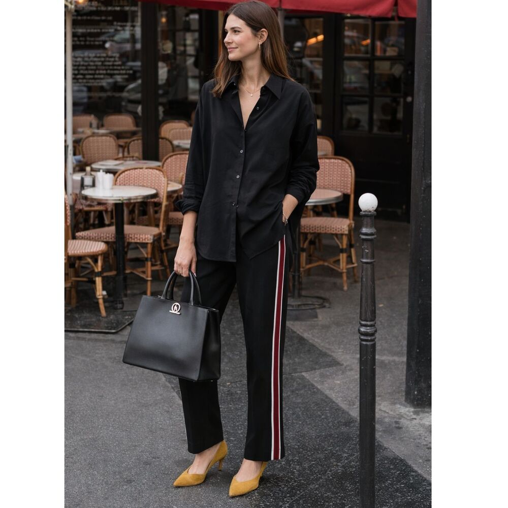 & OTHER STORIES Racer Stripe Trousers in Black 0